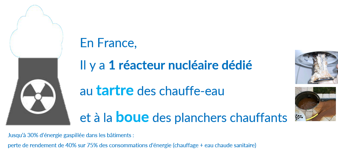 1 réacteur nucléaire dédié au tartre et aux boues