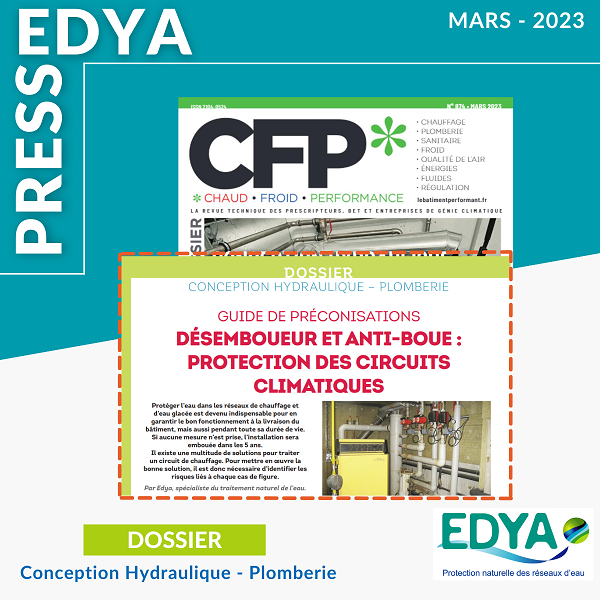 EDYA mis en avant dans CFP - Mars 2023