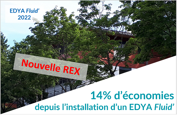 Désemboueur EDYA Fluid' sur circuit de chauffage d'un  bâtiment tertiaire.