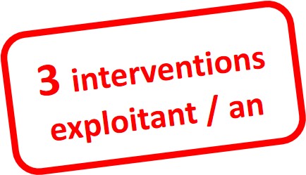 3 interventions par an de désmebouage